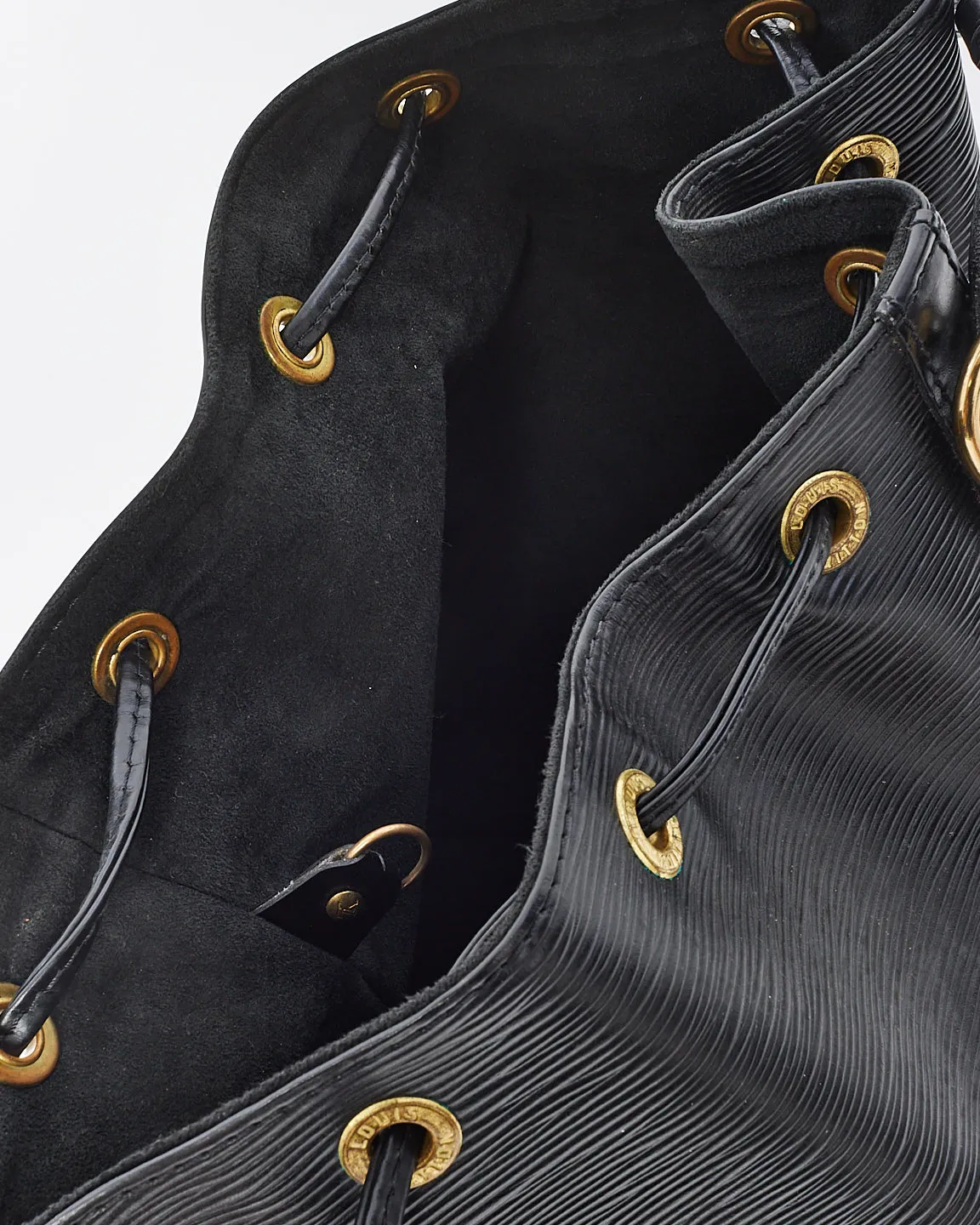 Louis Vuitton Black Epi Leather Noe Bucket Bag