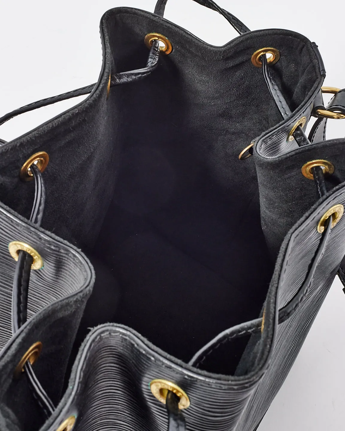 Louis Vuitton Black Epi Leather Noe Bucket Bag