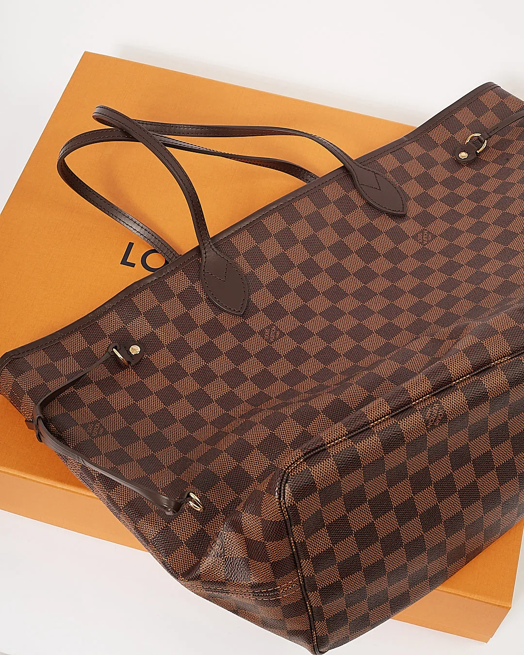 Louis Vuitton Damier Ebene Canvas Neverfull GM Tote Bag
