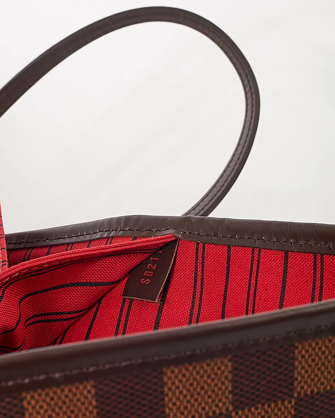 Louis Vuitton Damier Ebene Canvas Neverfull GM Tote Bag