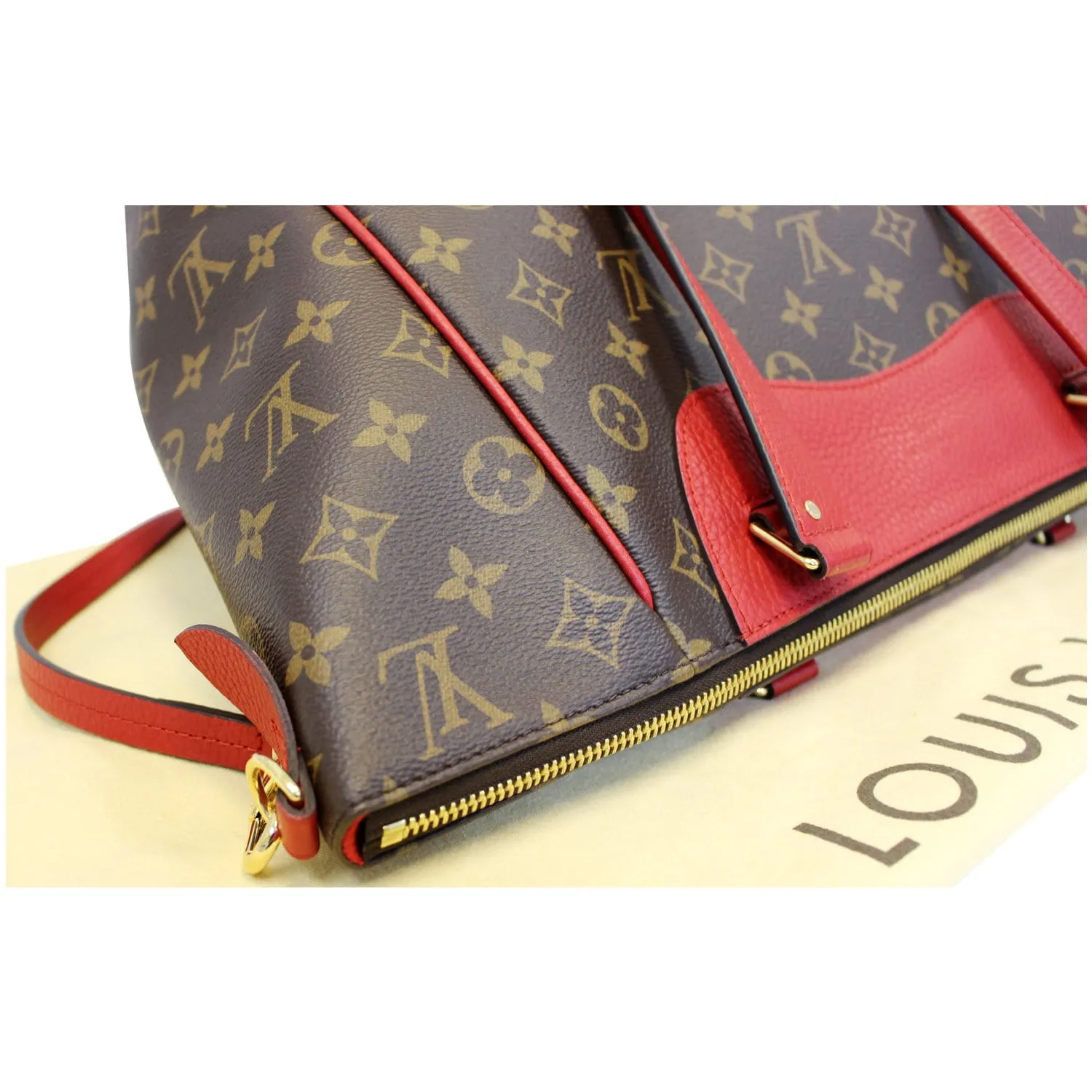 LOUIS VUITTON Estrela NM Monogram Canvas Shoulder Bag Cherry