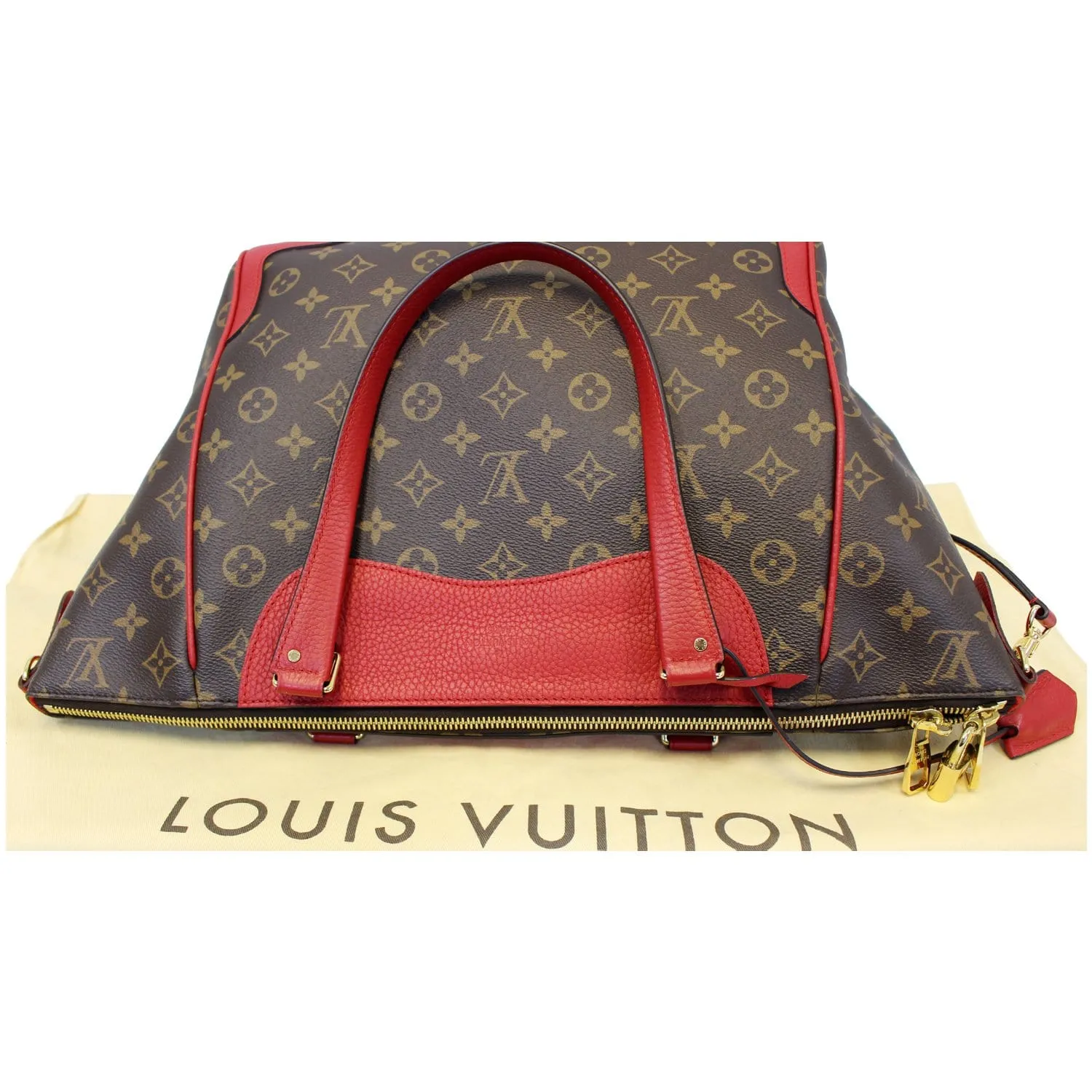 LOUIS VUITTON Estrela NM Monogram Canvas Shoulder Bag Cherry
