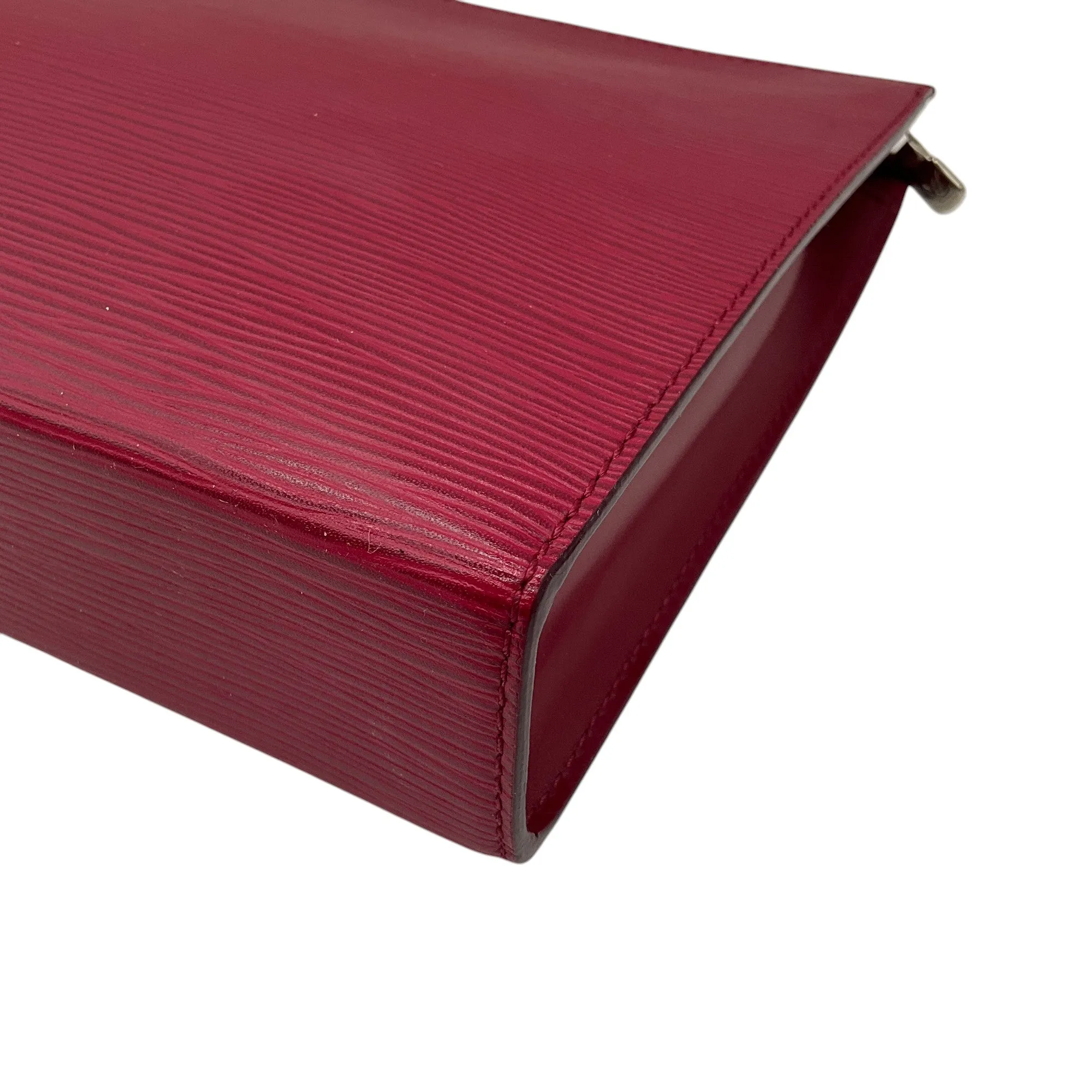 Louis Vuitton Fuchsia Epi Pochette Toilette 26 Clutch Bag
