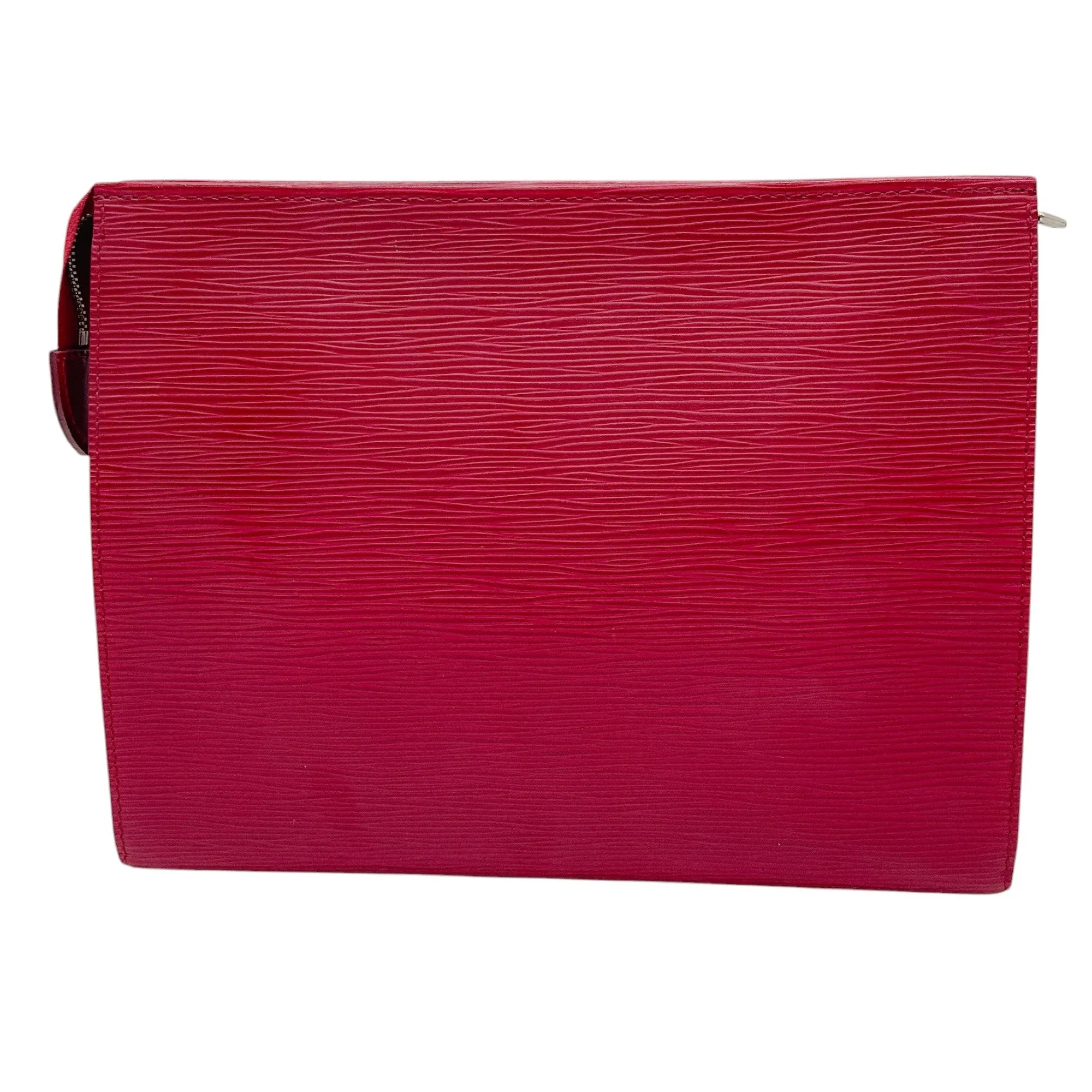 Louis Vuitton Fuchsia Epi Pochette Toilette 26 Clutch Bag
