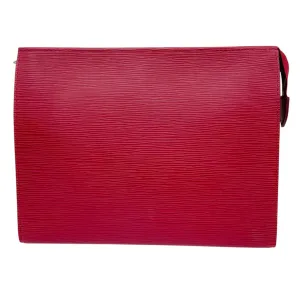 Louis Vuitton Fuchsia Epi Pochette Toilette 26 Clutch Bag