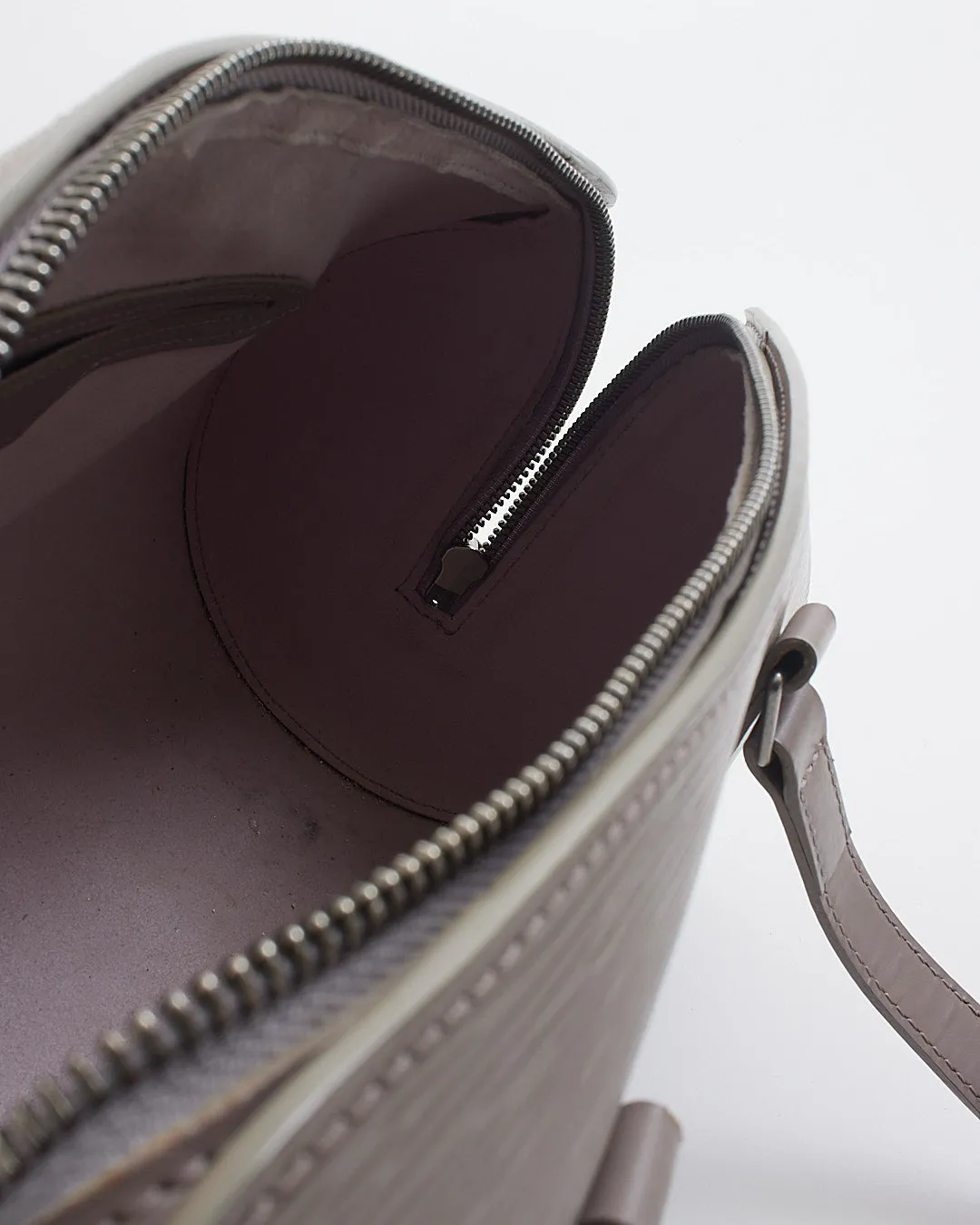 Louis Vuitton Grey Taupe Epi Leather Papillon 30 with Mini