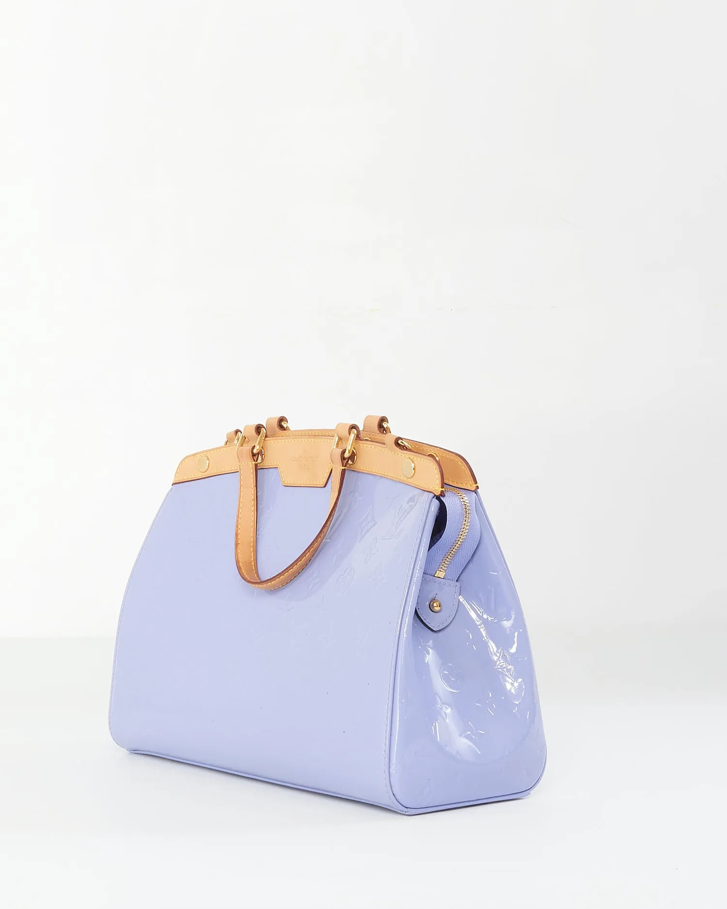Louis Vuitton Lavender Monogram Vernis Brea MM Tote - NO STRAP
