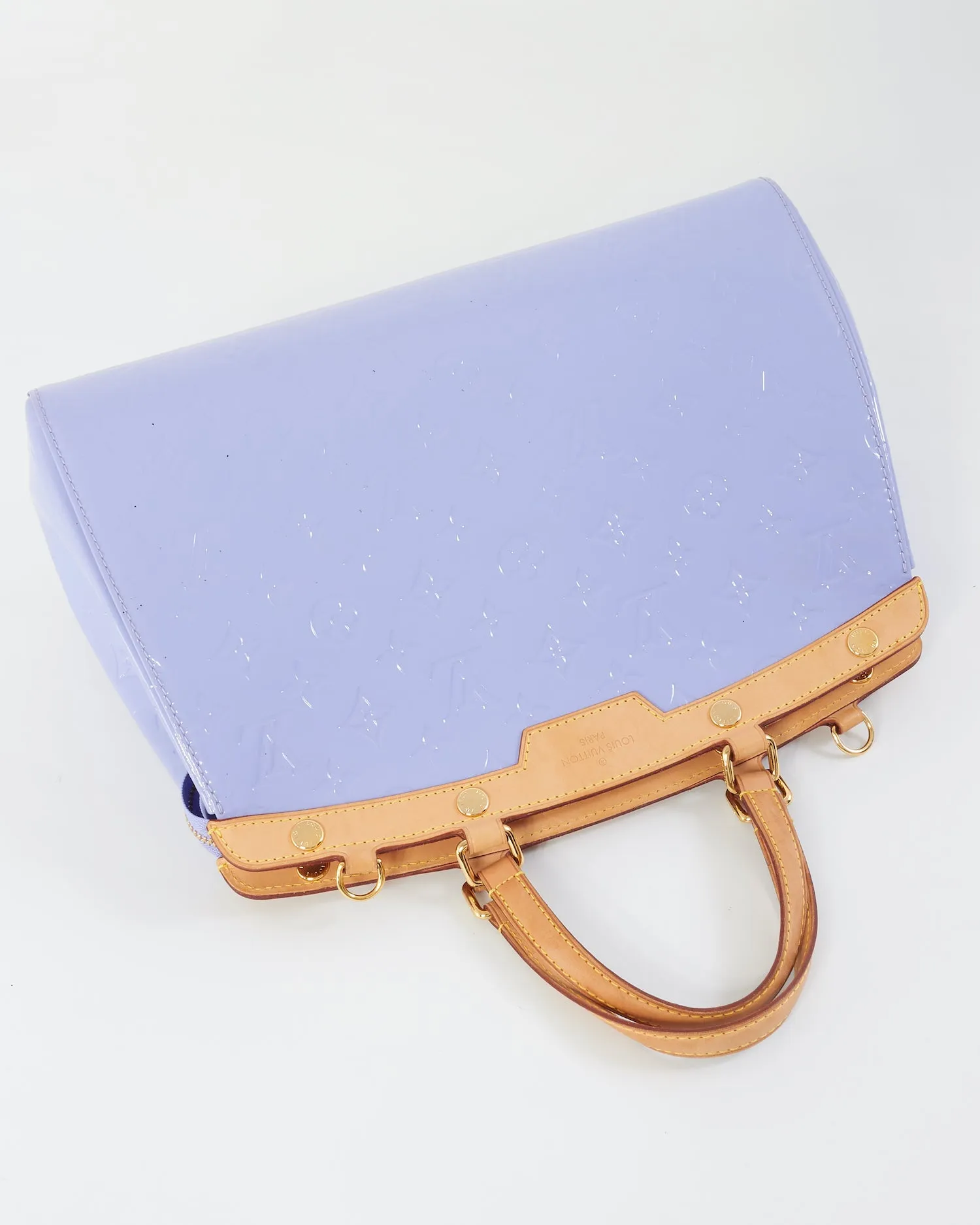 Louis Vuitton Lavender Monogram Vernis Brea MM Tote - NO STRAP