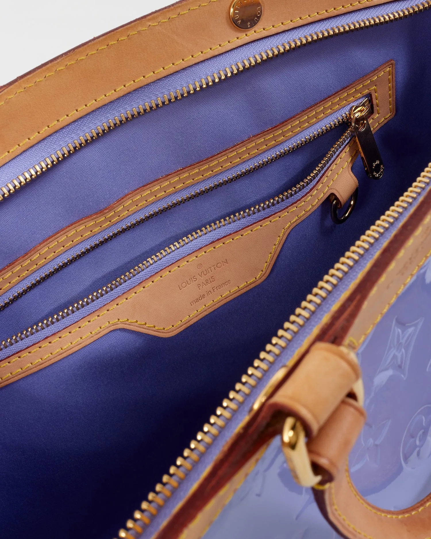 Louis Vuitton Lavender Monogram Vernis Brea MM Tote - NO STRAP