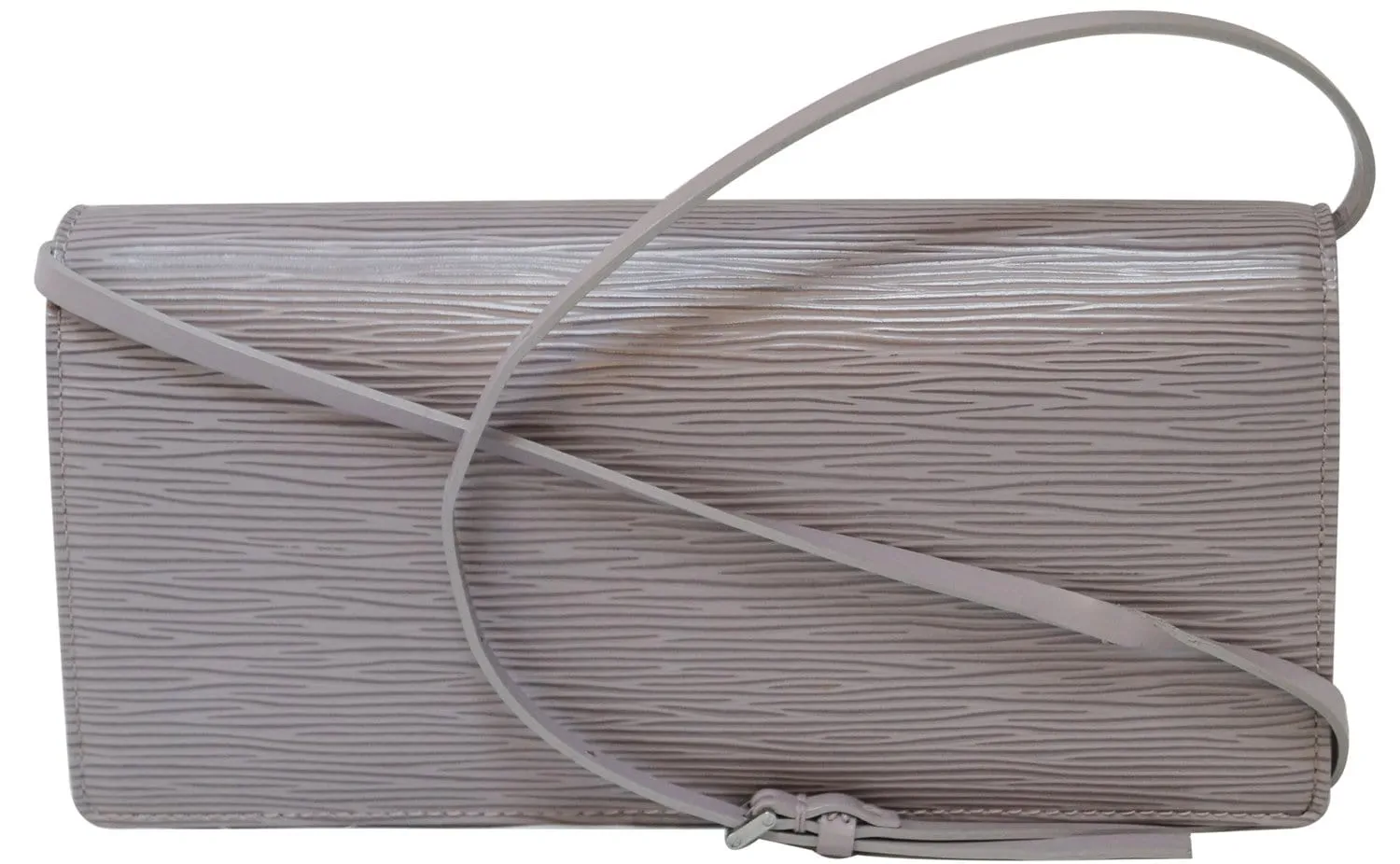 LOUIS VUITTON Lilac Epi Leather Honfleur Clutch Bag