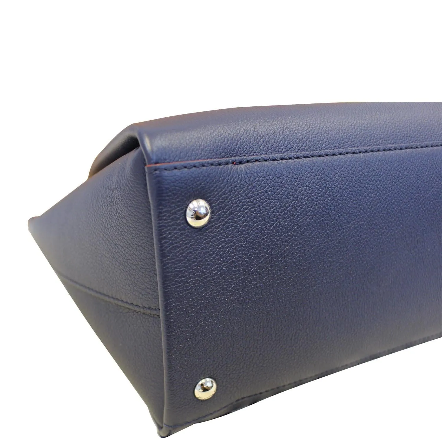 LOUIS VUITTON Lockmeto Marine Rouge Leather Shoulder Bag