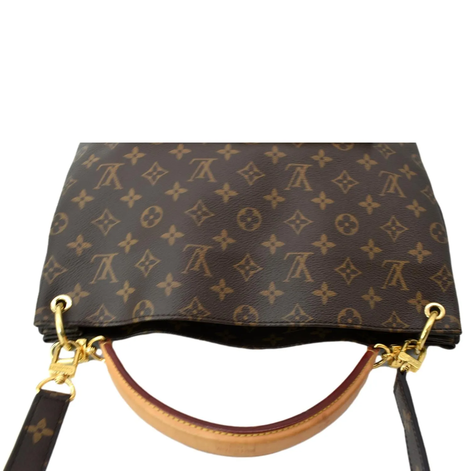 LOUIS VUITTON Metis Hobo Monogram Canvas Shoulder Bag Brown