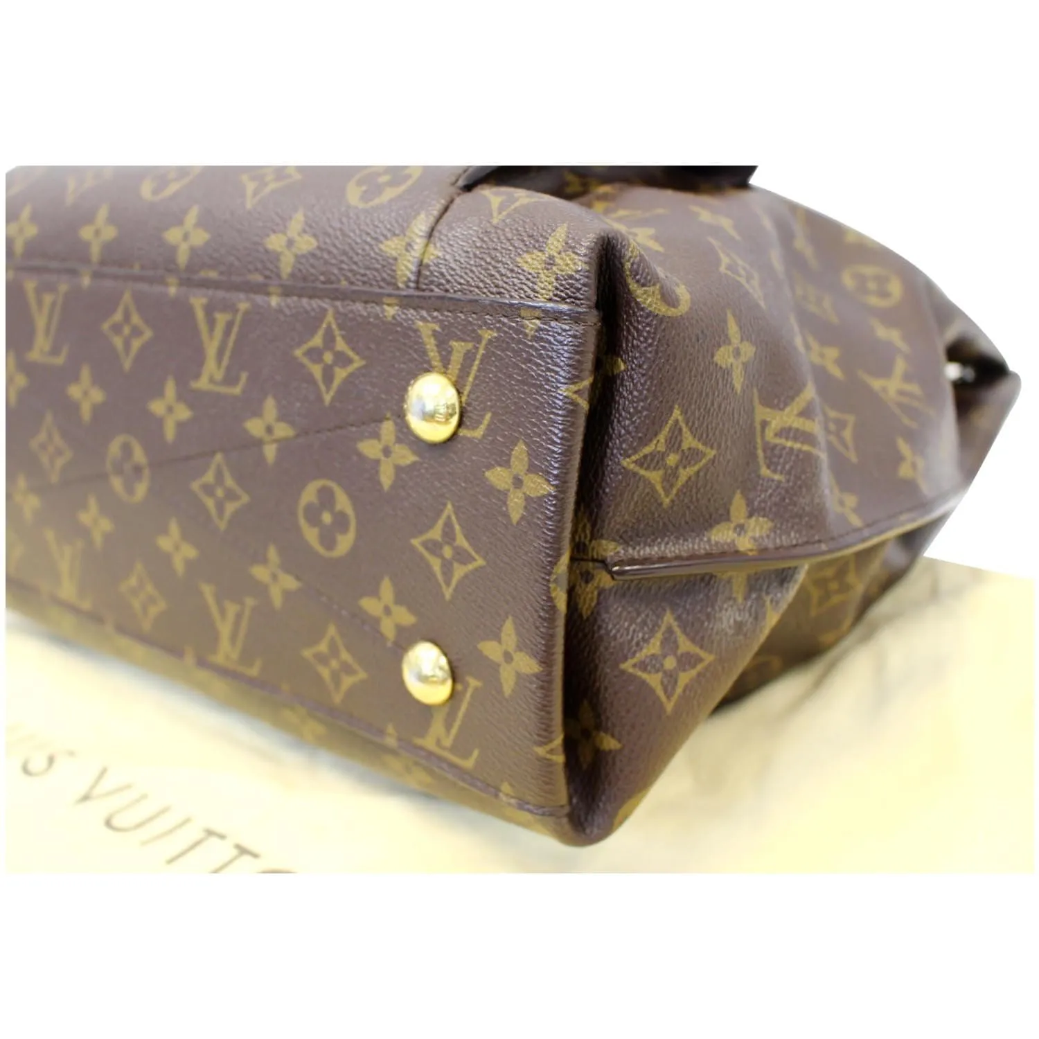 LOUIS VUITTON Metis Monogram Canvas Hobo Shoulder Bag Brown