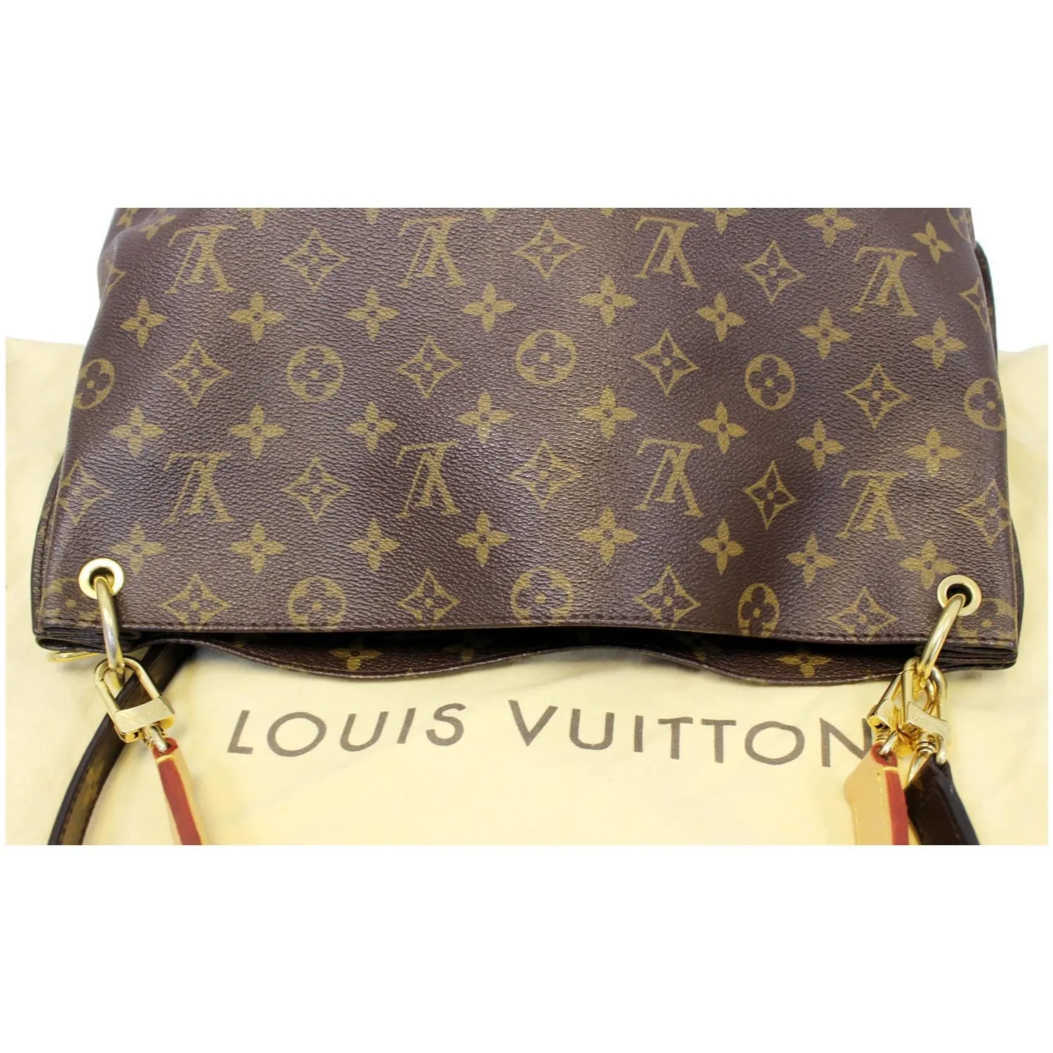 LOUIS VUITTON Metis Monogram Canvas Hobo Shoulder Bag Brown
