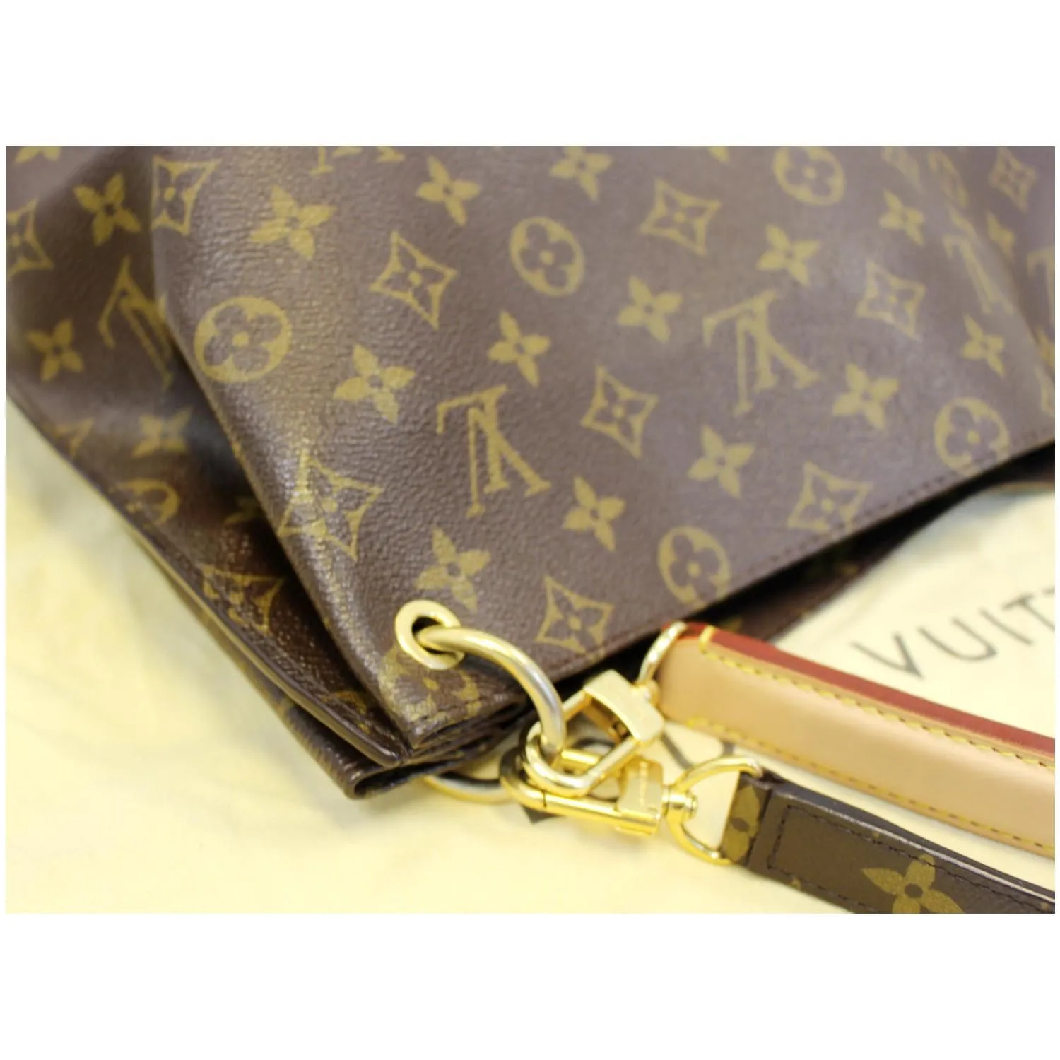 LOUIS VUITTON Metis Monogram Canvas Hobo Shoulder Bag Brown