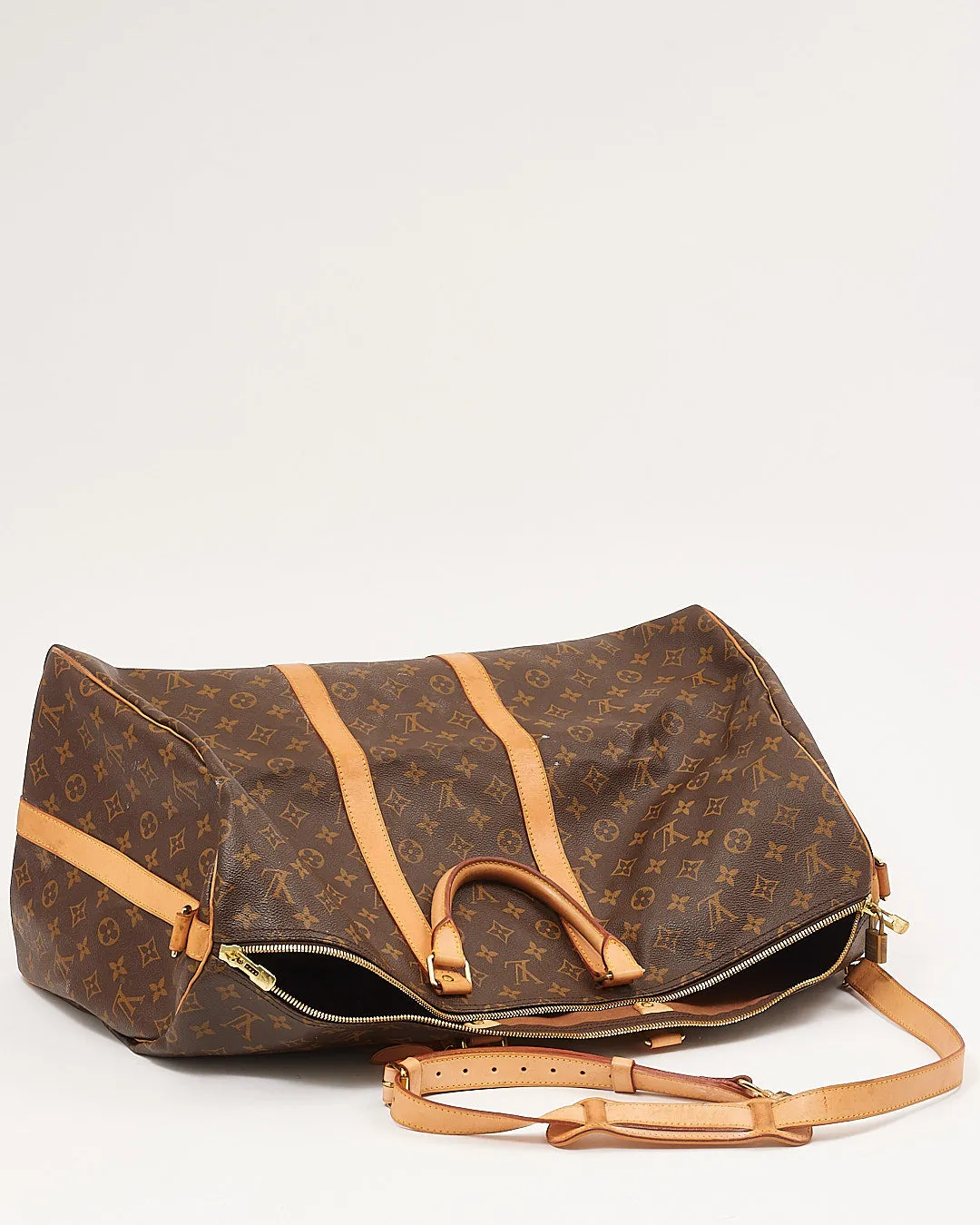 Louis Vuitton Monogram Canvas Keepall 55 Bandouliere Bag