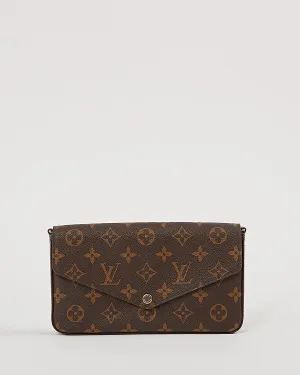 Louis Vuitton Monogram Canvas Pochette Felicie Wallet On Chain