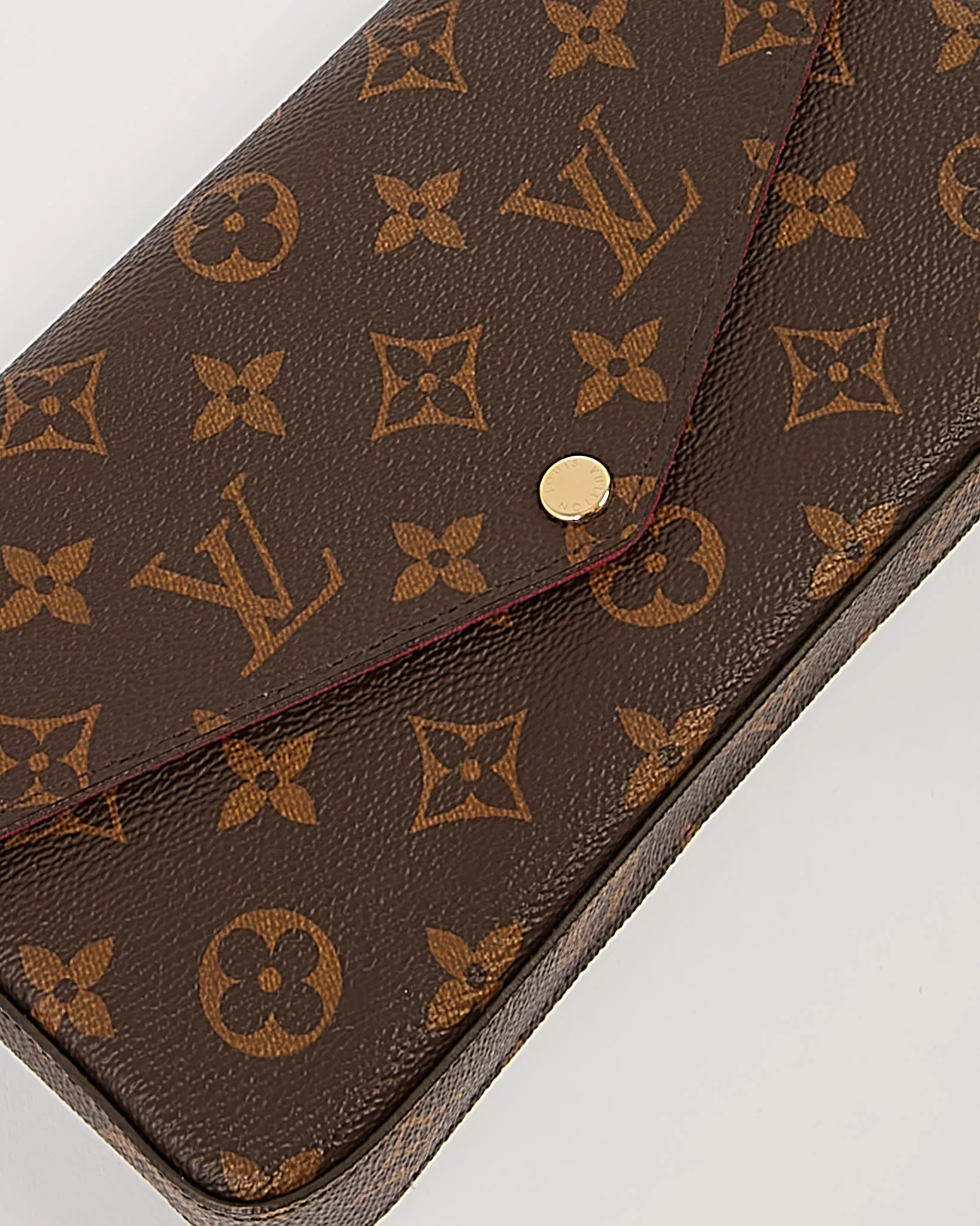 Louis Vuitton Monogram Canvas Pochette Felicie Wallet On Chain