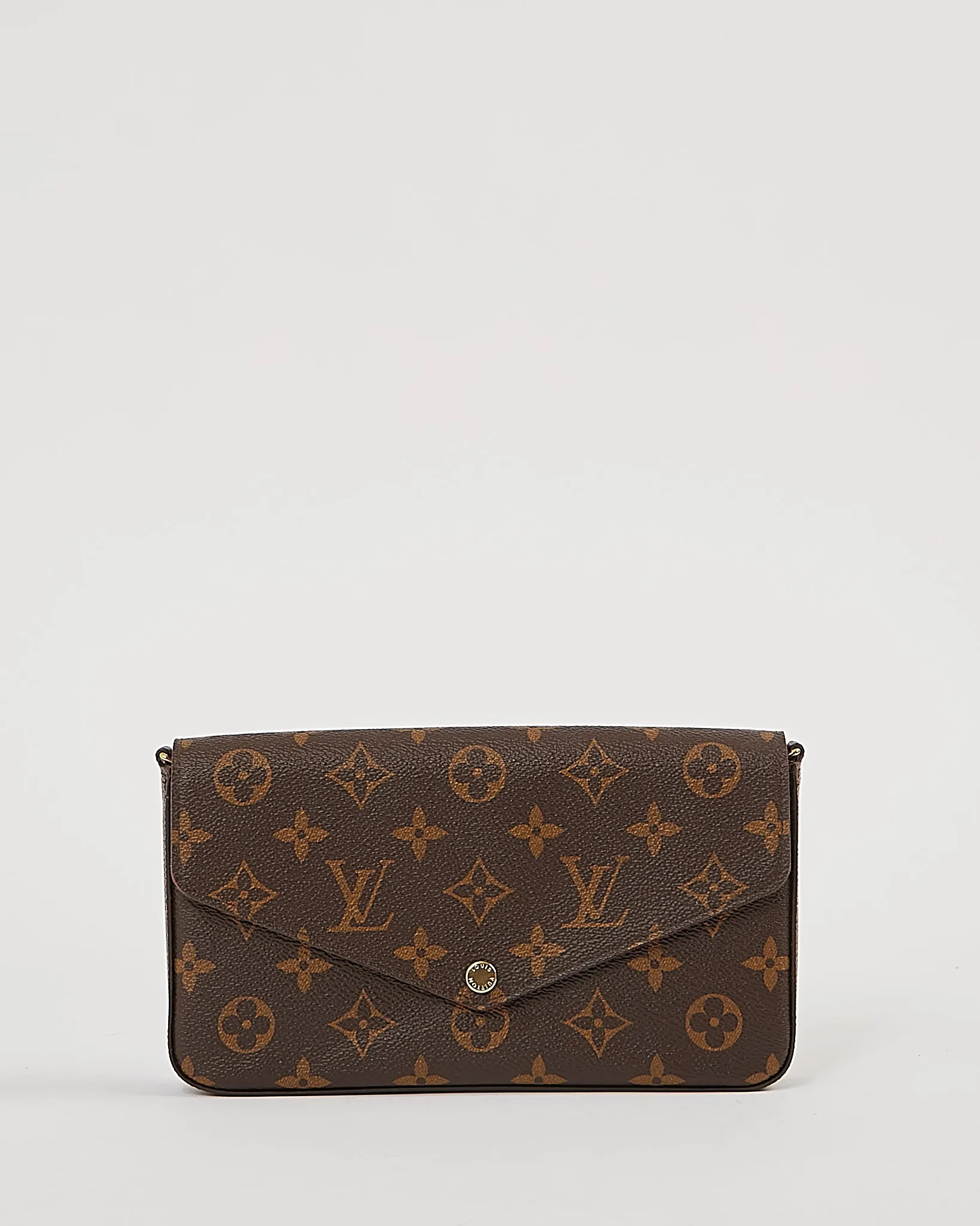 Louis Vuitton Monogram Canvas Pochette Felicie Wallet On Chain