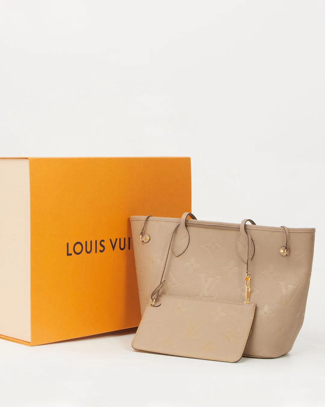 Louis Vuitton Monogram Empreinte Giant Neverfull MM Tote Bag