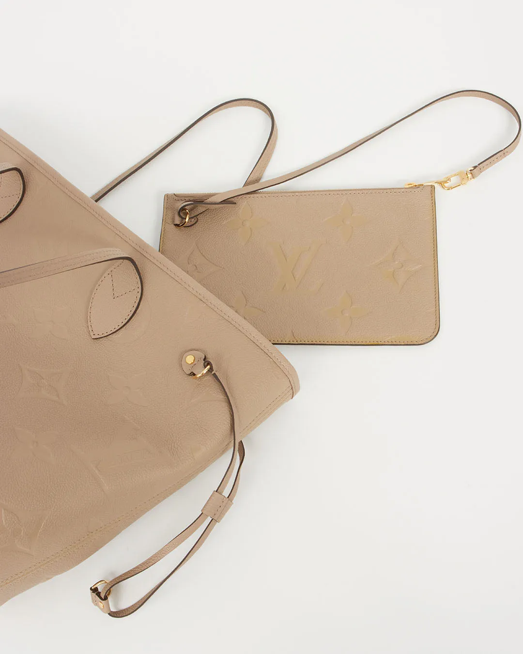 Louis Vuitton Monogram Empreinte Giant Neverfull MM Tote Bag
