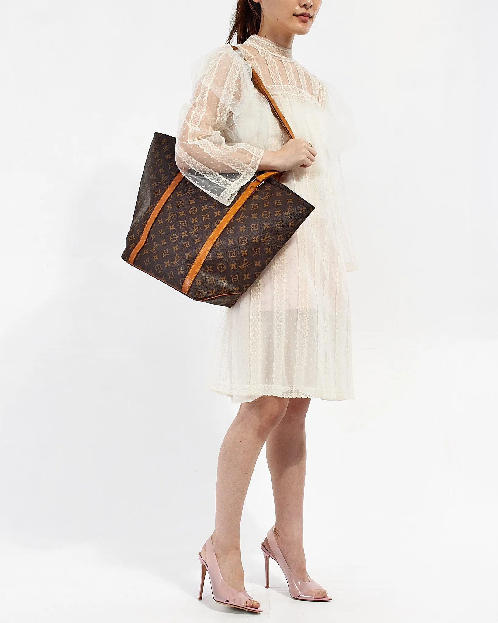 Louis Vuitton Monogram Sac Shopping Tote