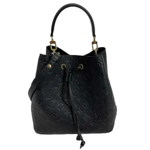 Louis Vuitton - NéoNoé MM in Monogram Empreinte Black Leather w/ Handle & Strap