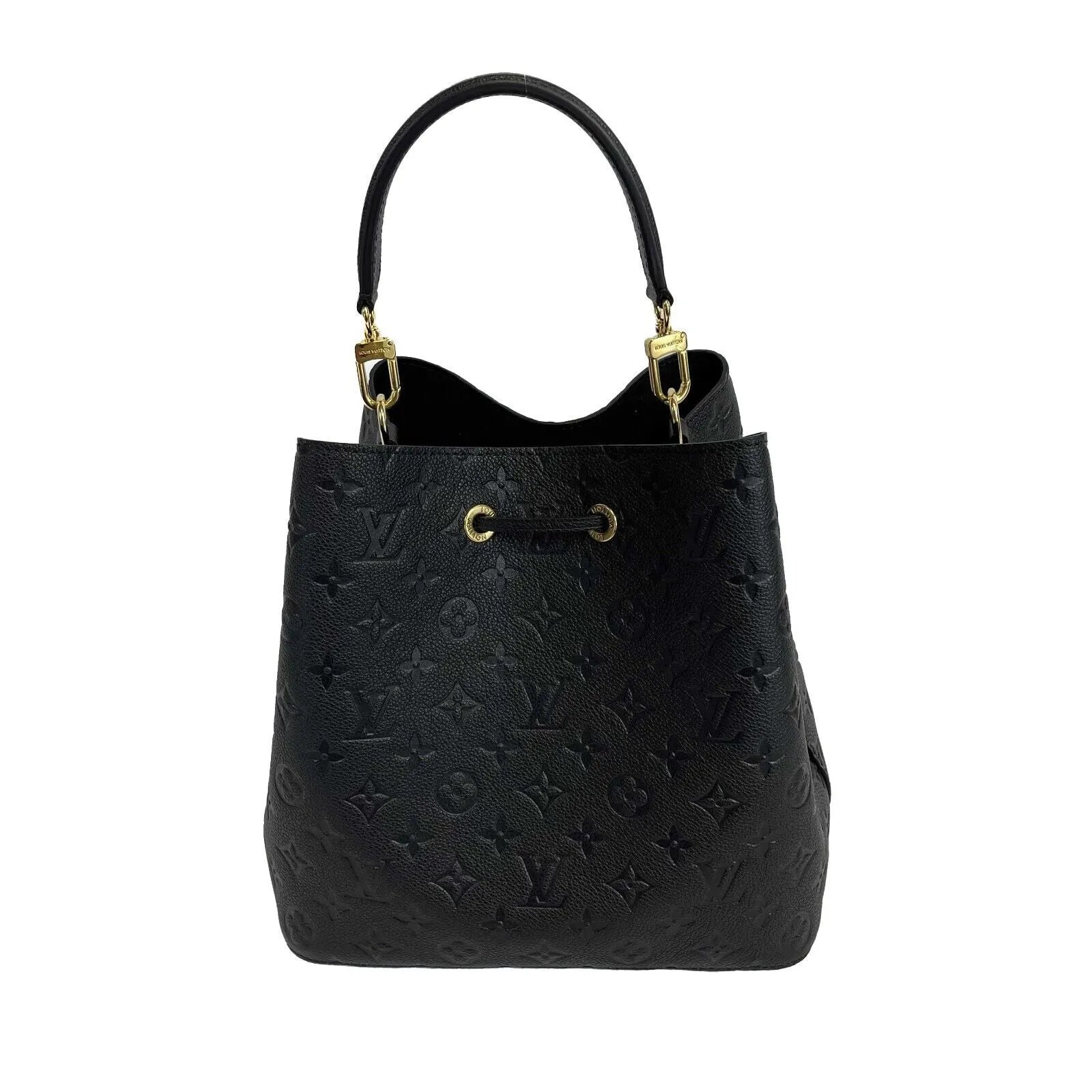 Louis Vuitton - NéoNoé MM in Monogram Empreinte Black Leather w/ Handle & Strap