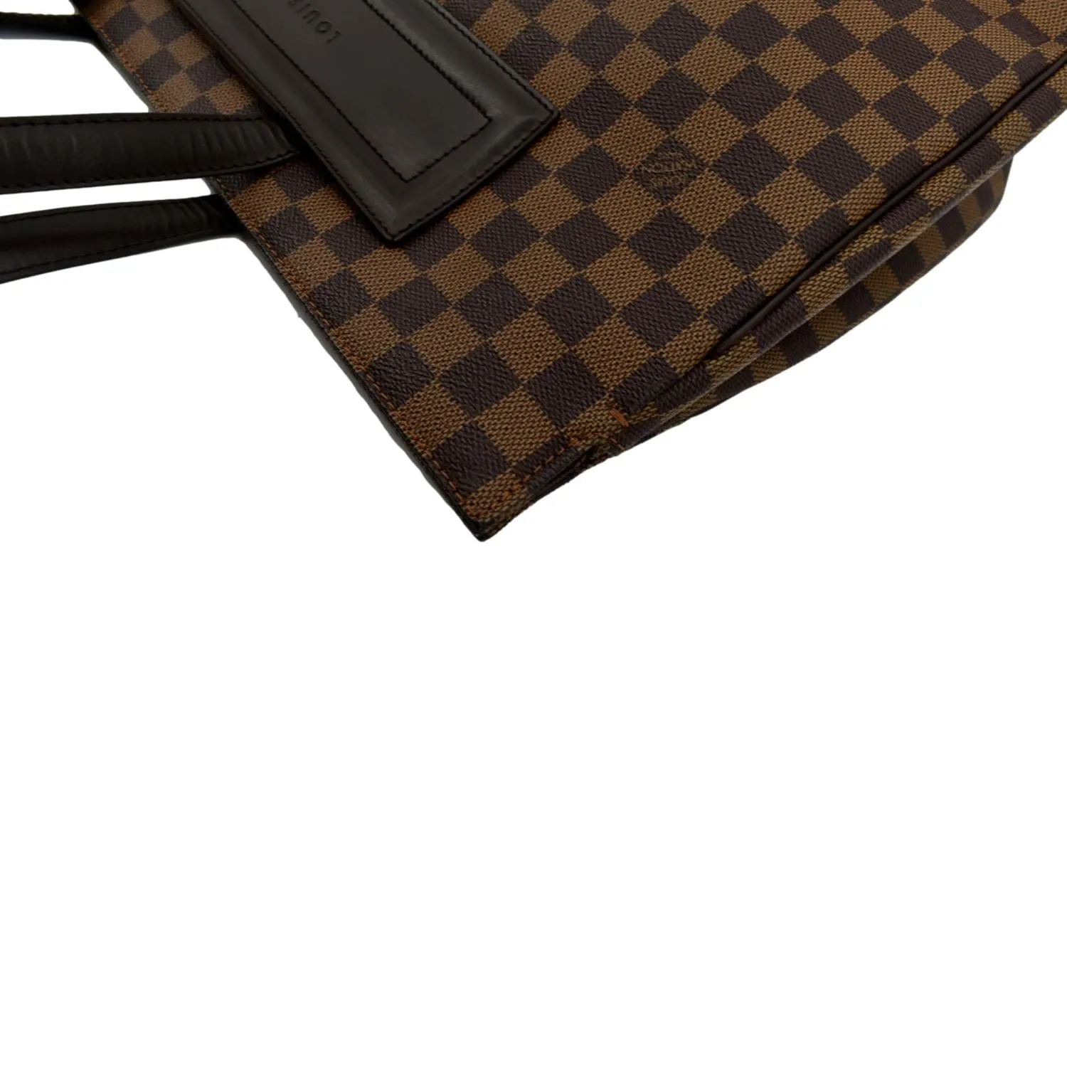 LOUIS VUITTON Parioli GM Damier Ebene Tote Shoulder Bag Brown
