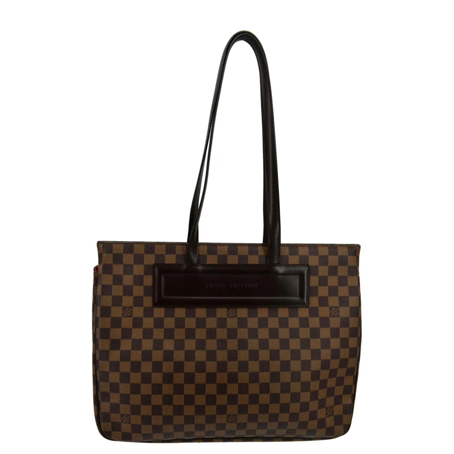 LOUIS VUITTON Parioli GM Damier Ebene Tote Shoulder Bag Brown