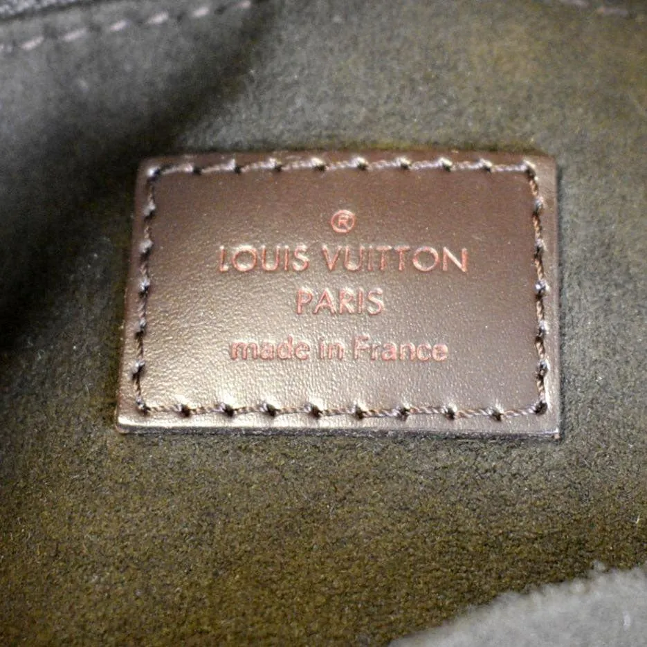 LOUIS VUITTON Portobello PM Damier Ebene Shoulder Bag Brown