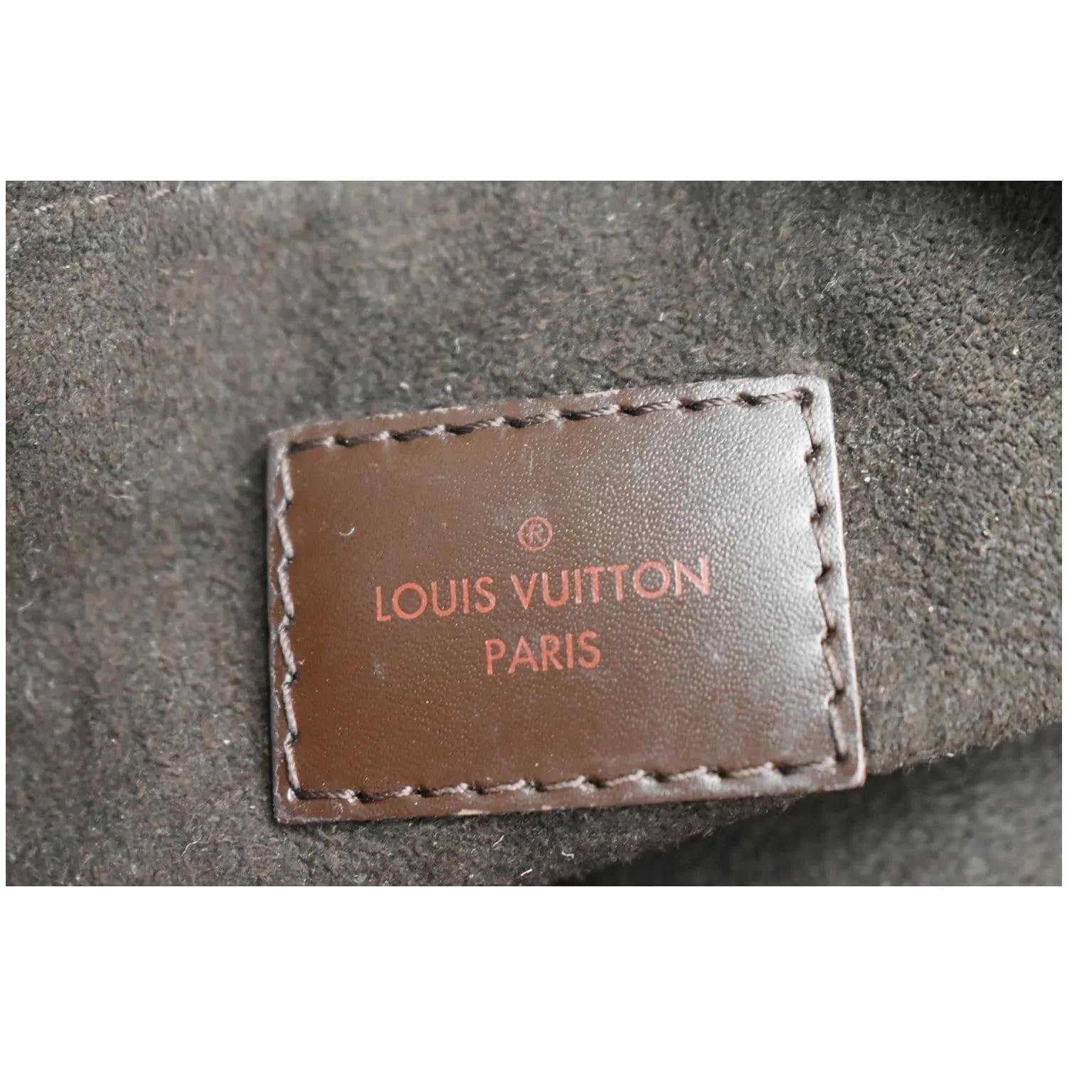 LOUIS VUITTON Portobello PM Damier Ebene Shoulder Bag Brown