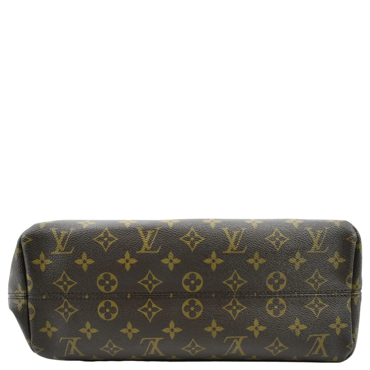 LOUIS VUITTON Raspail PM Monogram Canvas Shoulder Bag Brown