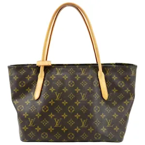 LOUIS VUITTON Raspail PM Monogram Canvas Shoulder Bag Brown