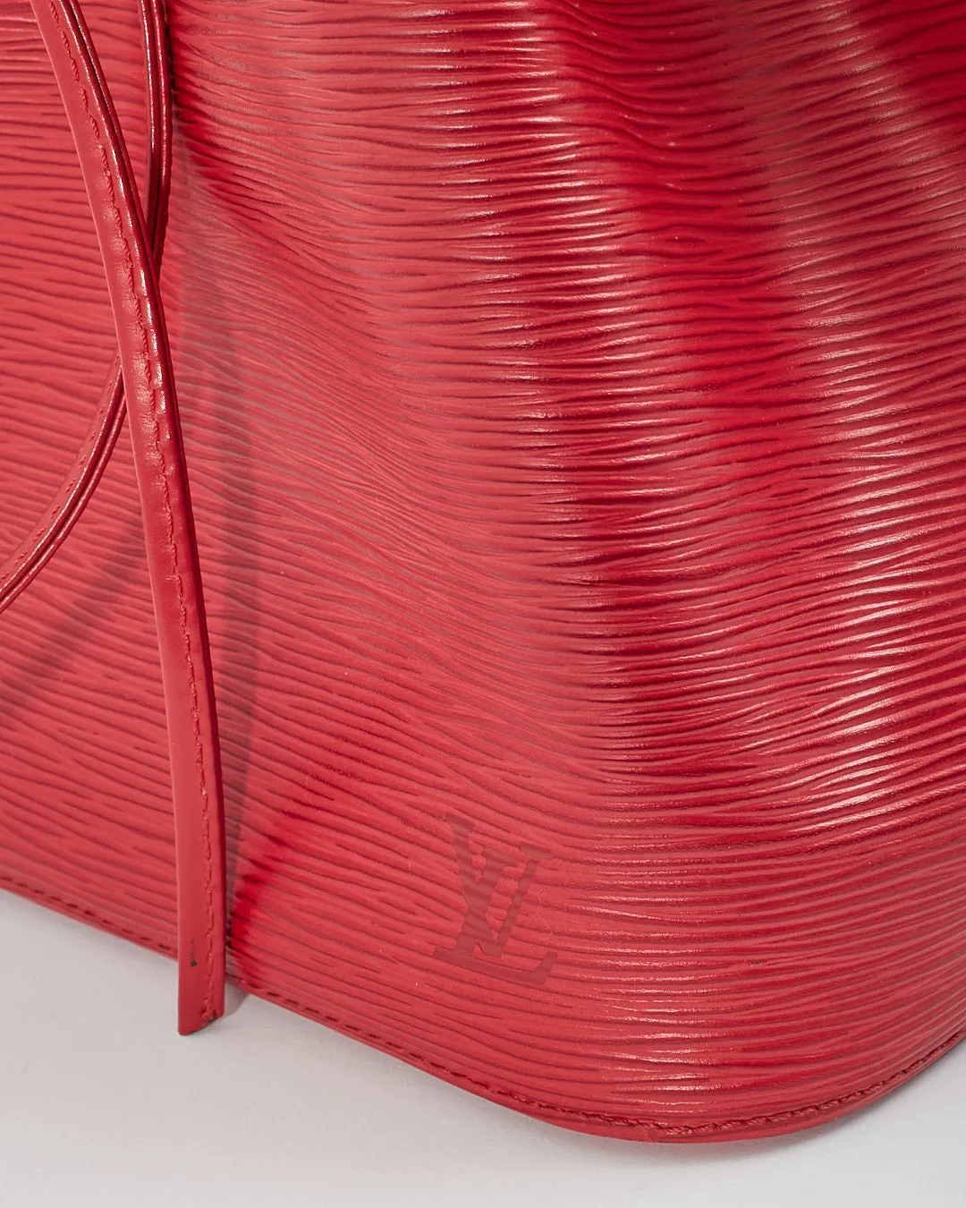Louis Vuitton Red Epi Leather Noe Bucket Bag
