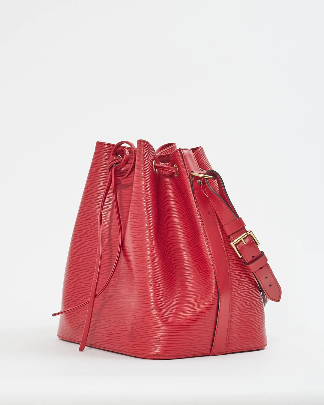 Louis Vuitton Red Epi Leather Noe Bucket Bag