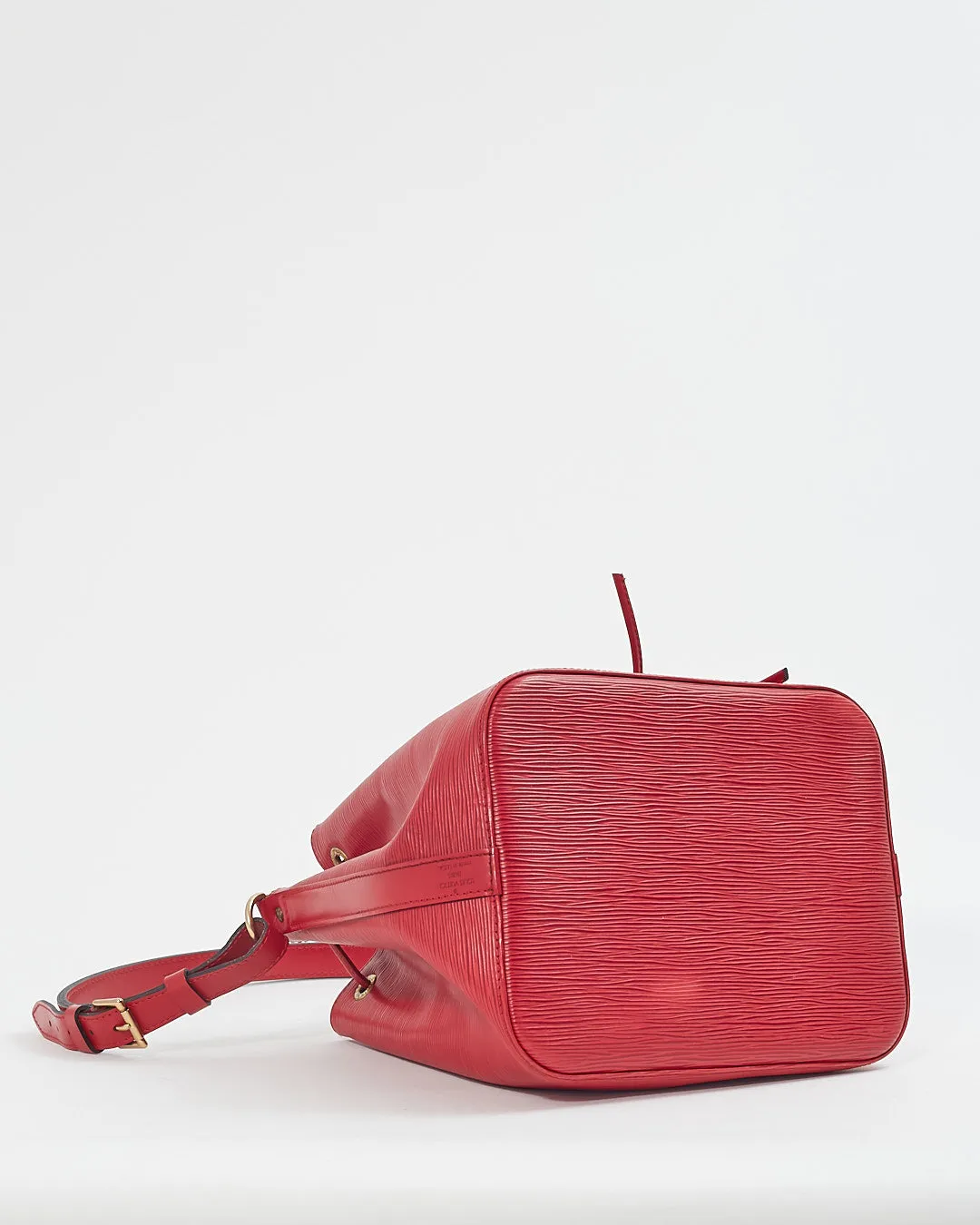 Louis Vuitton Red Epi Leather Noe Bucket Bag