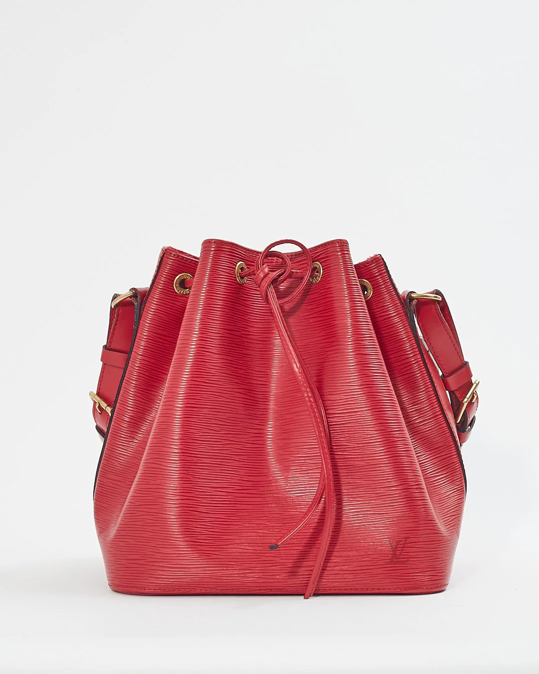 Louis Vuitton Red Epi Leather Noe Bucket Bag