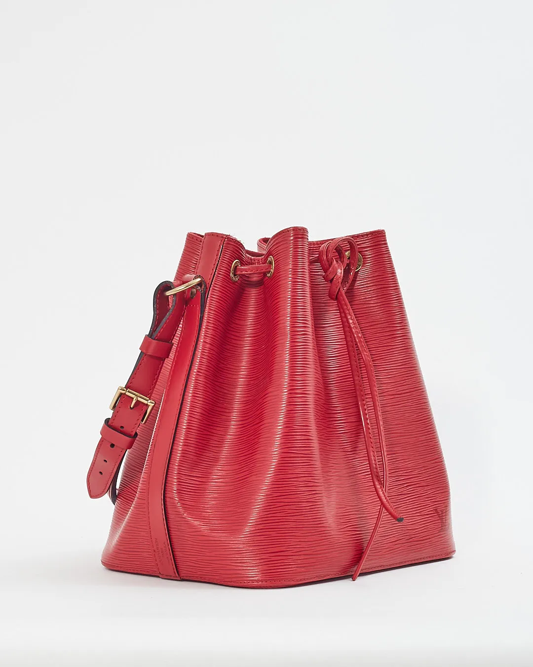 Louis Vuitton Red Epi Leather Noe Bucket Bag
