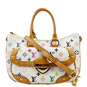 LOUIS VUITTON Rita Multicolor Monogram Shoulder Bag White