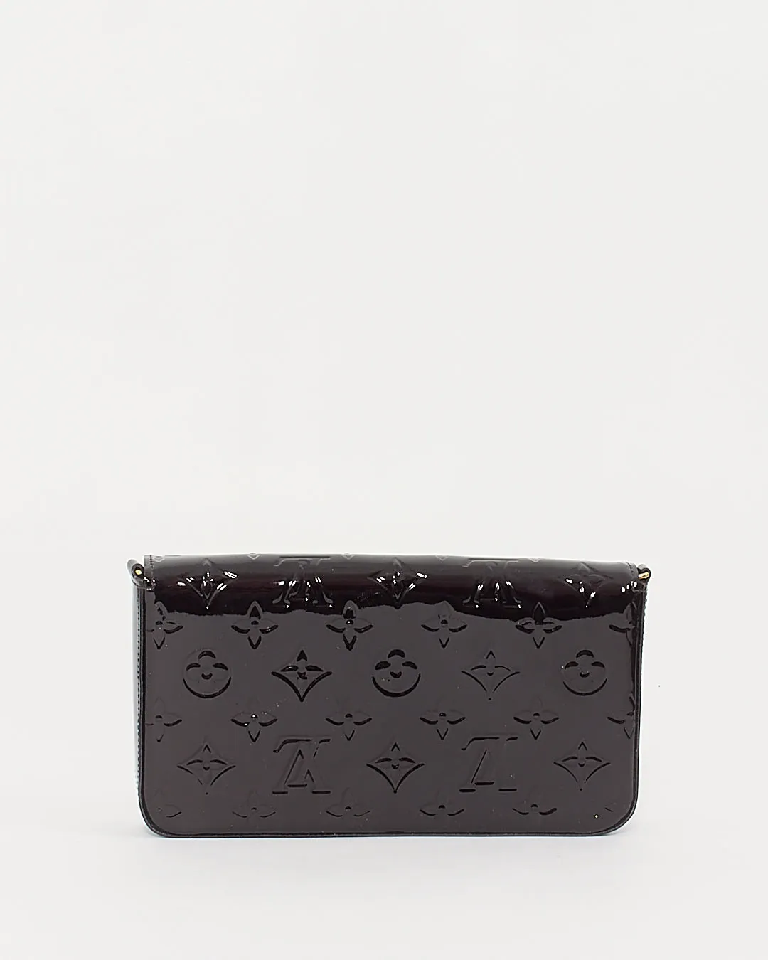 Louis Vuitton Vernis Amarante Pochette Felicie Wallet On Chain