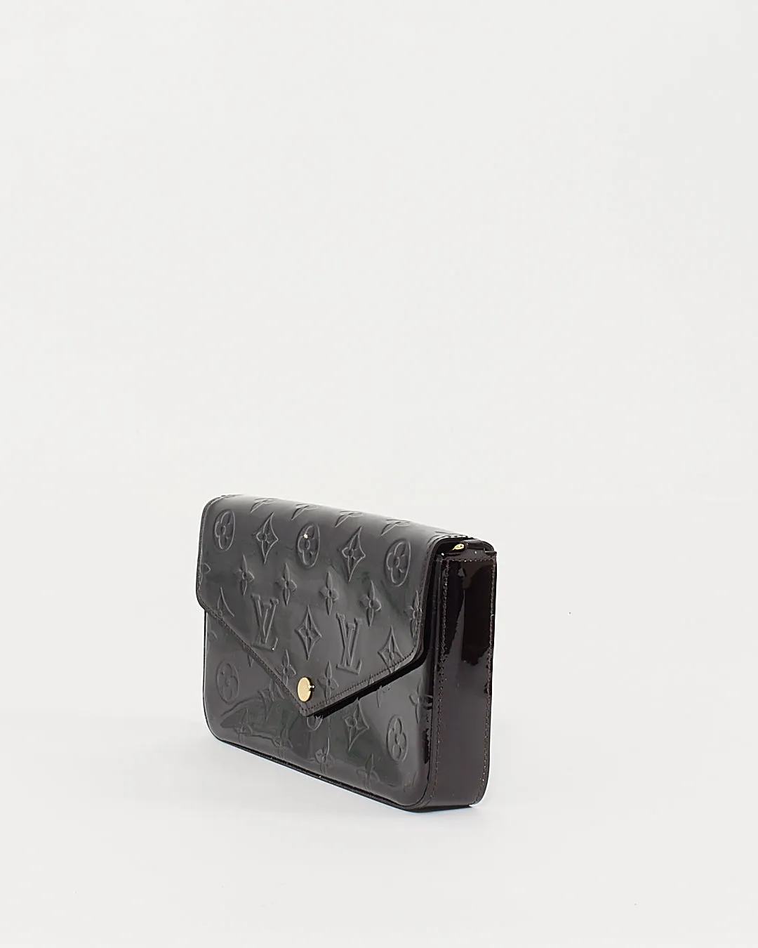 Louis Vuitton Vernis Amarante Pochette Felicie Wallet On Chain