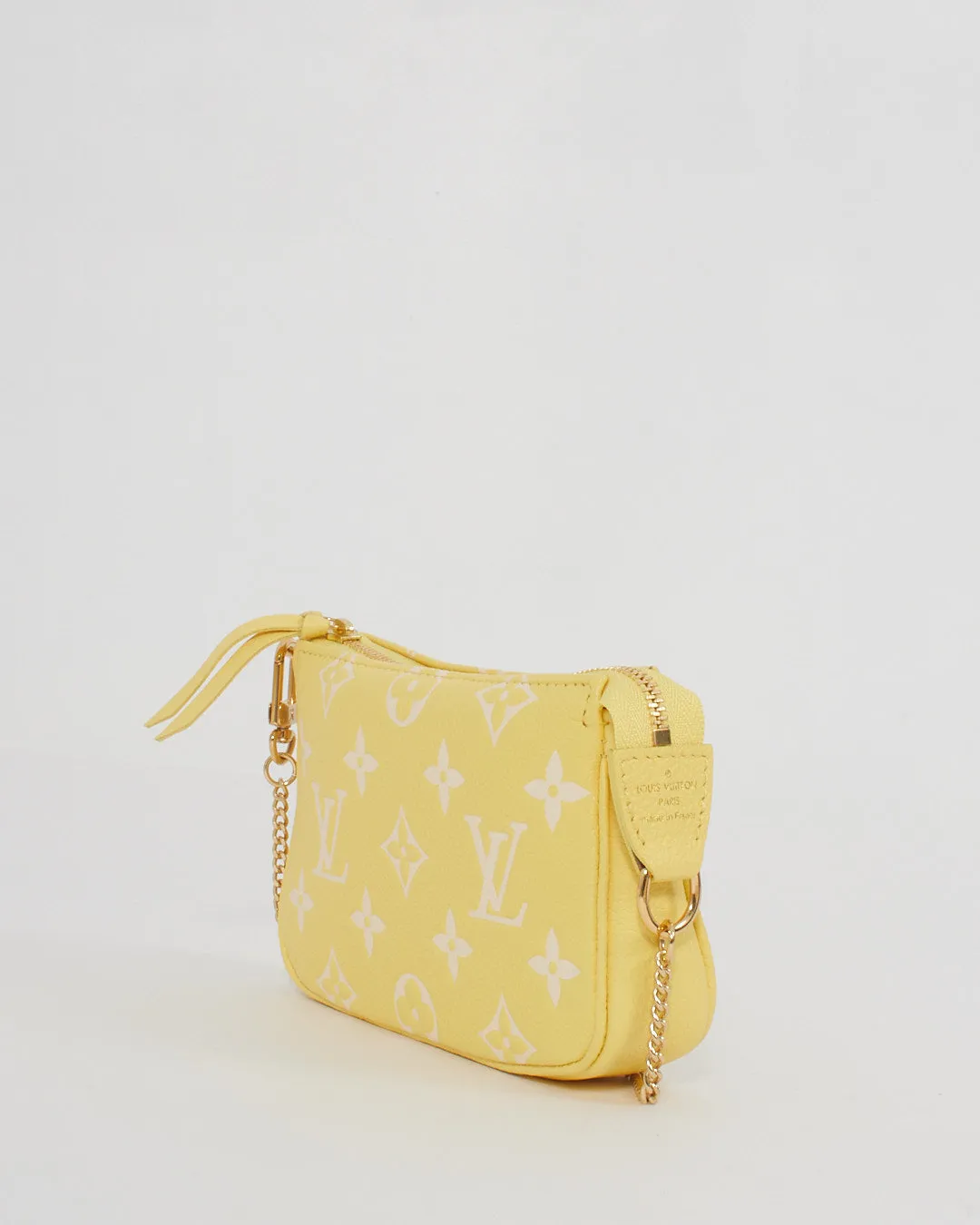 Louis Vuitton Yellow Monogram Empreinte Mini Pochette Accessoire
