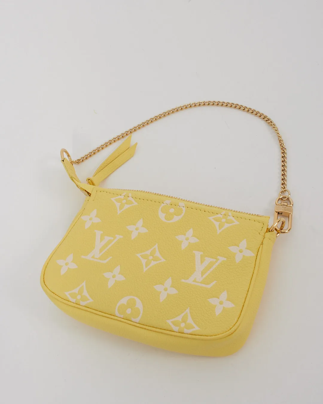 Louis Vuitton Yellow Monogram Empreinte Mini Pochette Accessoire