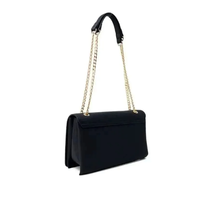 Love Moschino Black Faux Leather Shoulder Bag