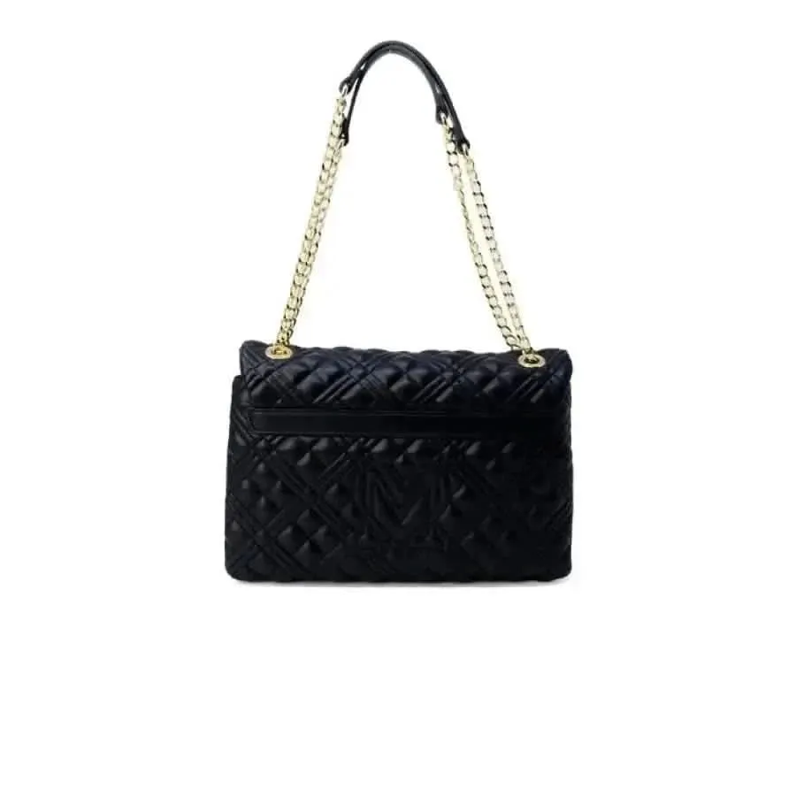 Love Moschino Gold Faux Leather Shoulder Bag