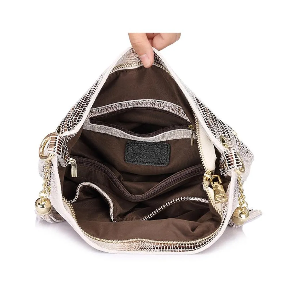 <bold>Bucket / Crossbody Bag <br>Genuine-Leather