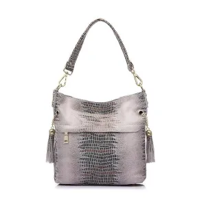 <bold>Bucket / Crossbody Bag <br>Genuine-Leather