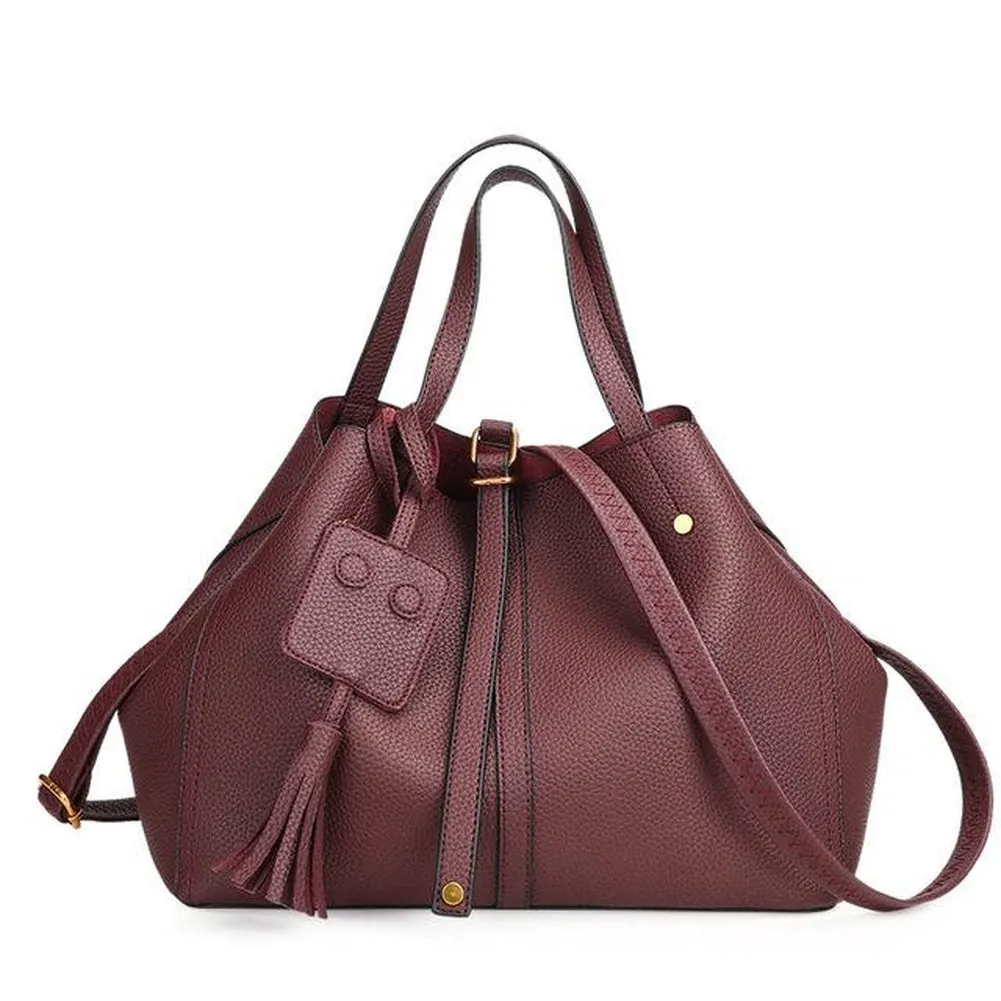 <bold>Tote / Shoulder Bag <br>Vegan-Leather
