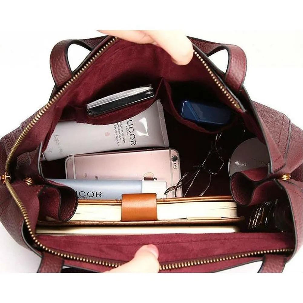 <bold>Tote / Shoulder Bag <br>Vegan-Leather